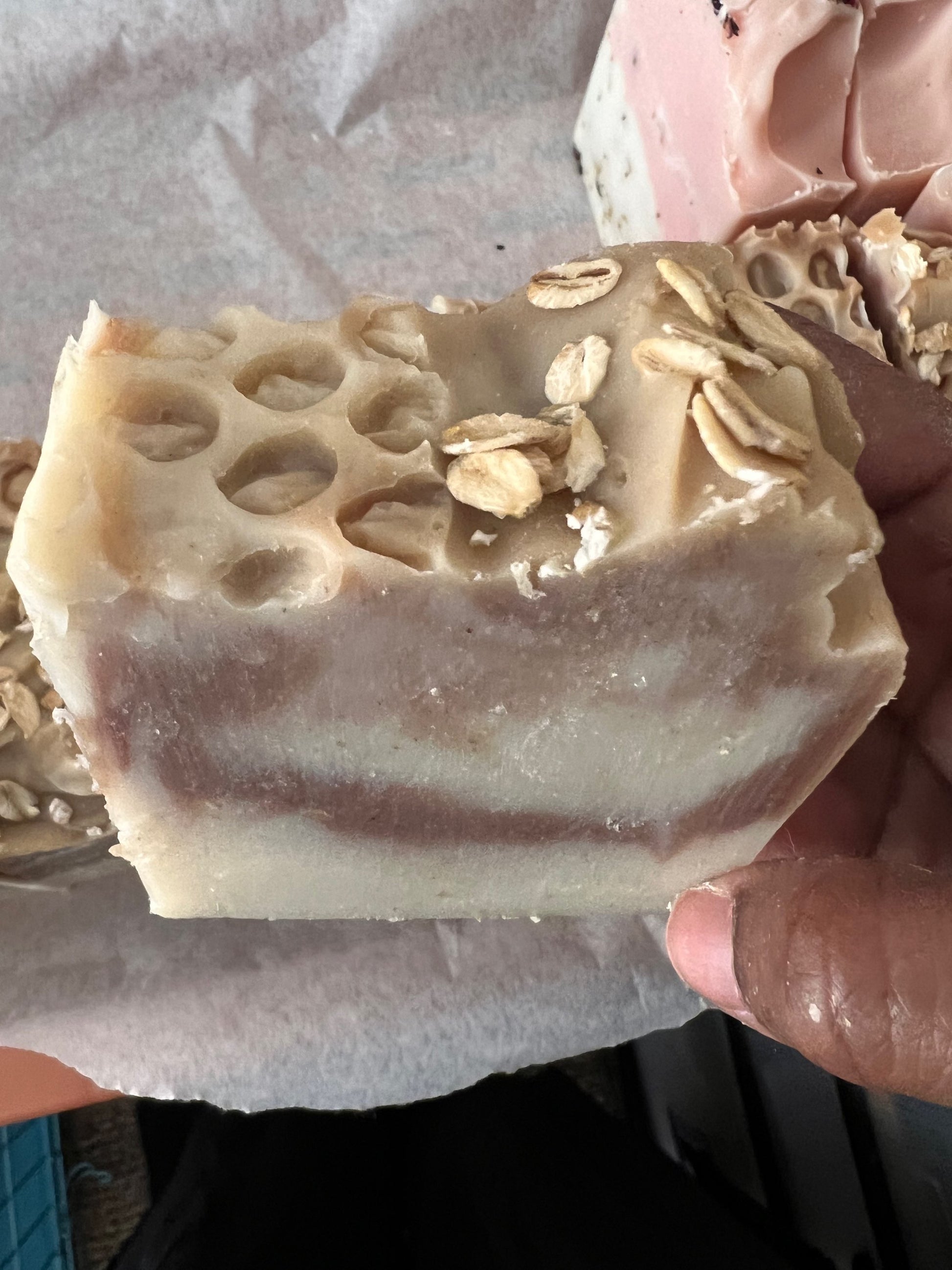 Honeycomb Haven Oatmeal and Honey Soap Bar image 2