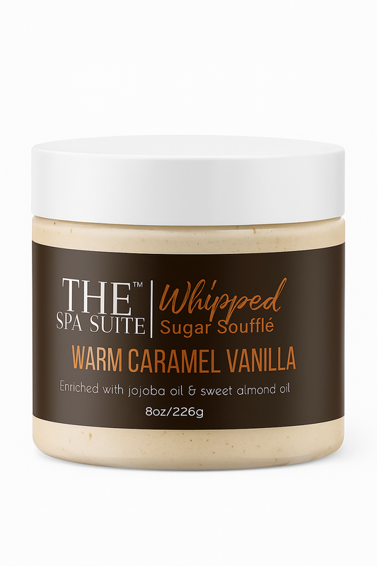 Whipped Sugar Souffle (Warm Caramel Vanilla) - CJ Essentials LLC - The Spa Suite