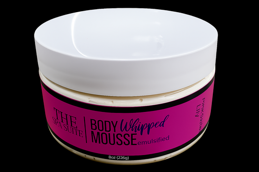 Whipped Body Mousse (Emulsified) Pink Salt + Water Lily - CJ Essentials LLC - The Spa Suite