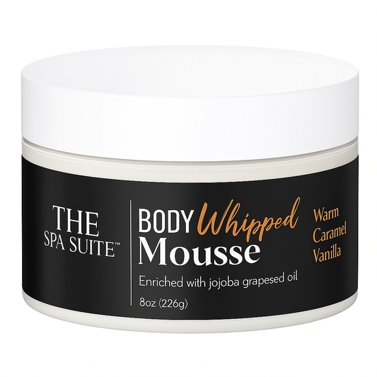 Whipped Body Mousse (Emulsified) Warm Caramel Vanilla - CJ Essentials LLC - The Spa Suite